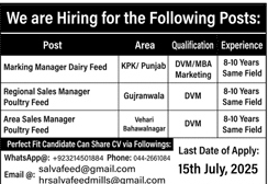 Jobs in Salva Feed Mills Pakistan